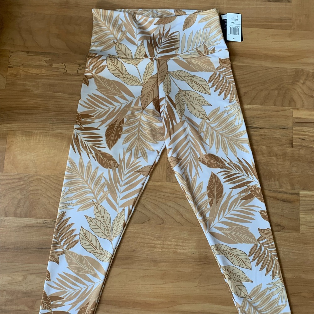 NWT Desert Palm Patterned Tights: Onzie